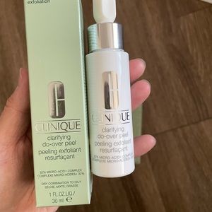 clinique clarifying do over peel
